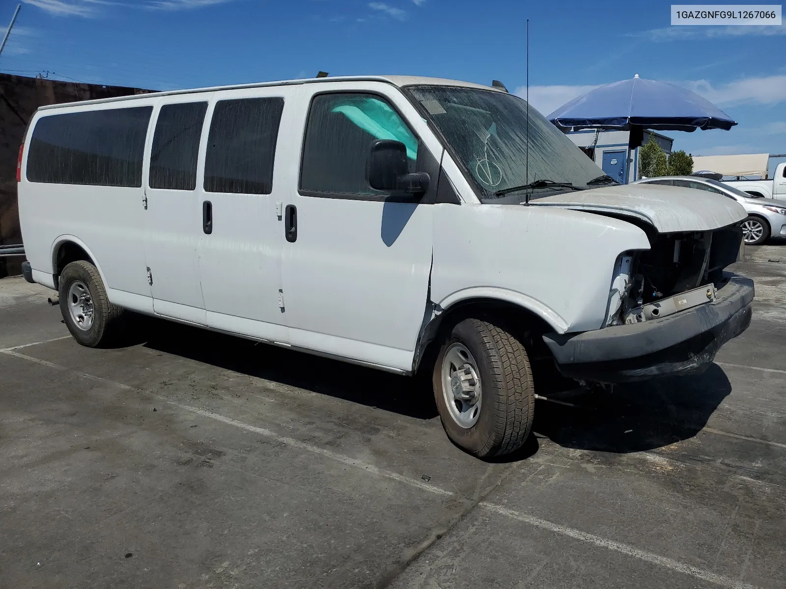 2020 Chevrolet Express G3500 Ls VIN: 1GAZGNFG9L1267066 Lot: 66107064