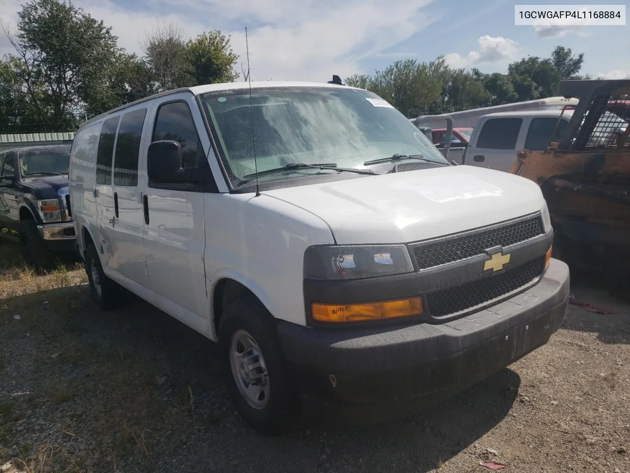 2020 Chevrolet Express G2500 VIN: 1GCWGAFP4L1168884 Lot: 68465624