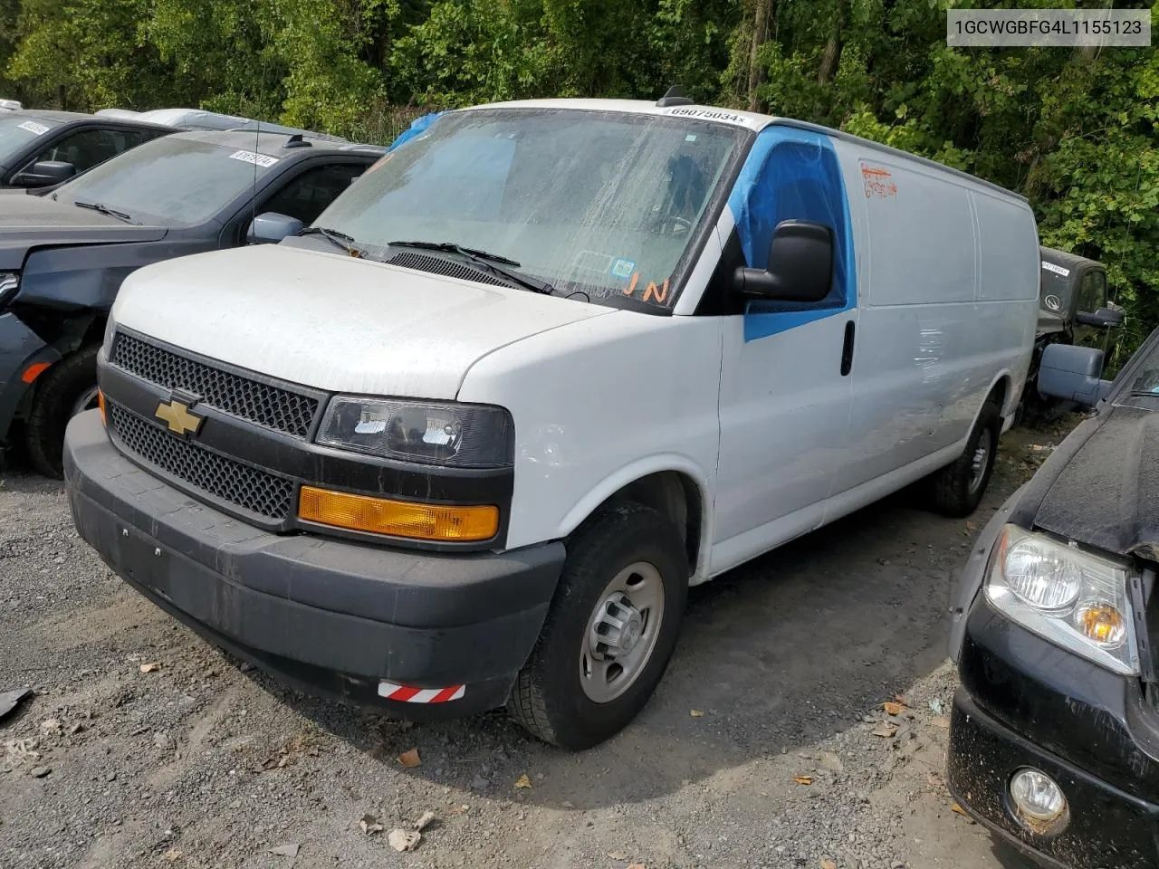 2020 Chevrolet Express G2500 VIN: 1GCWGBFG4L1155123 Lot: 69075034