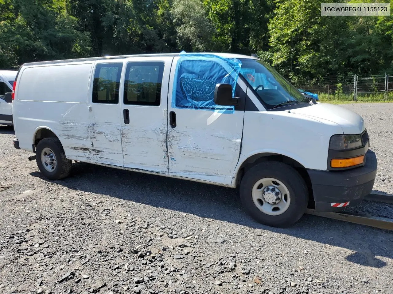 2020 Chevrolet Express G2500 VIN: 1GCWGBFG4L1155123 Lot: 69075034