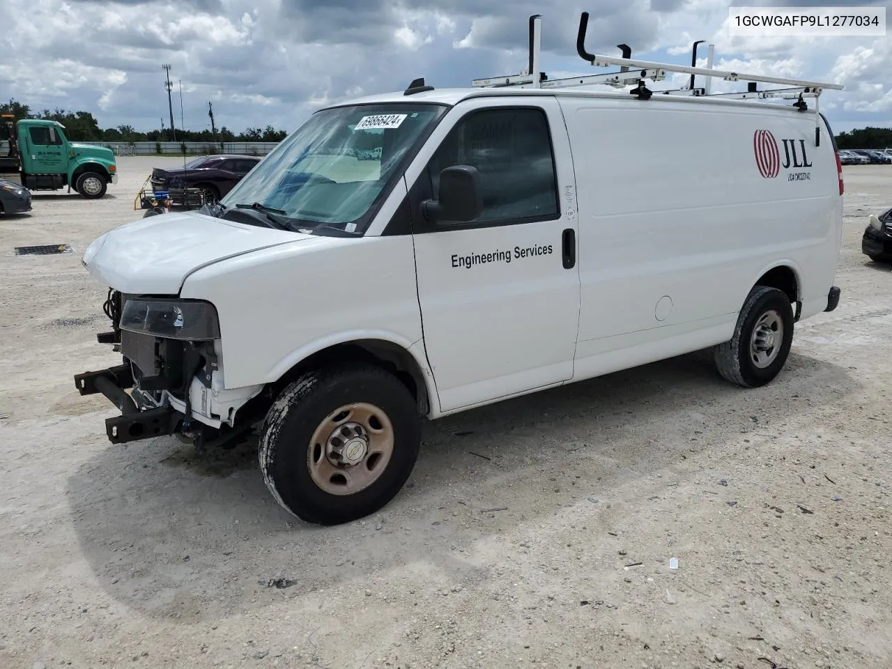 2020 Chevrolet Express G2500 VIN: 1GCWGAFP9L1277034 Lot: 69866424