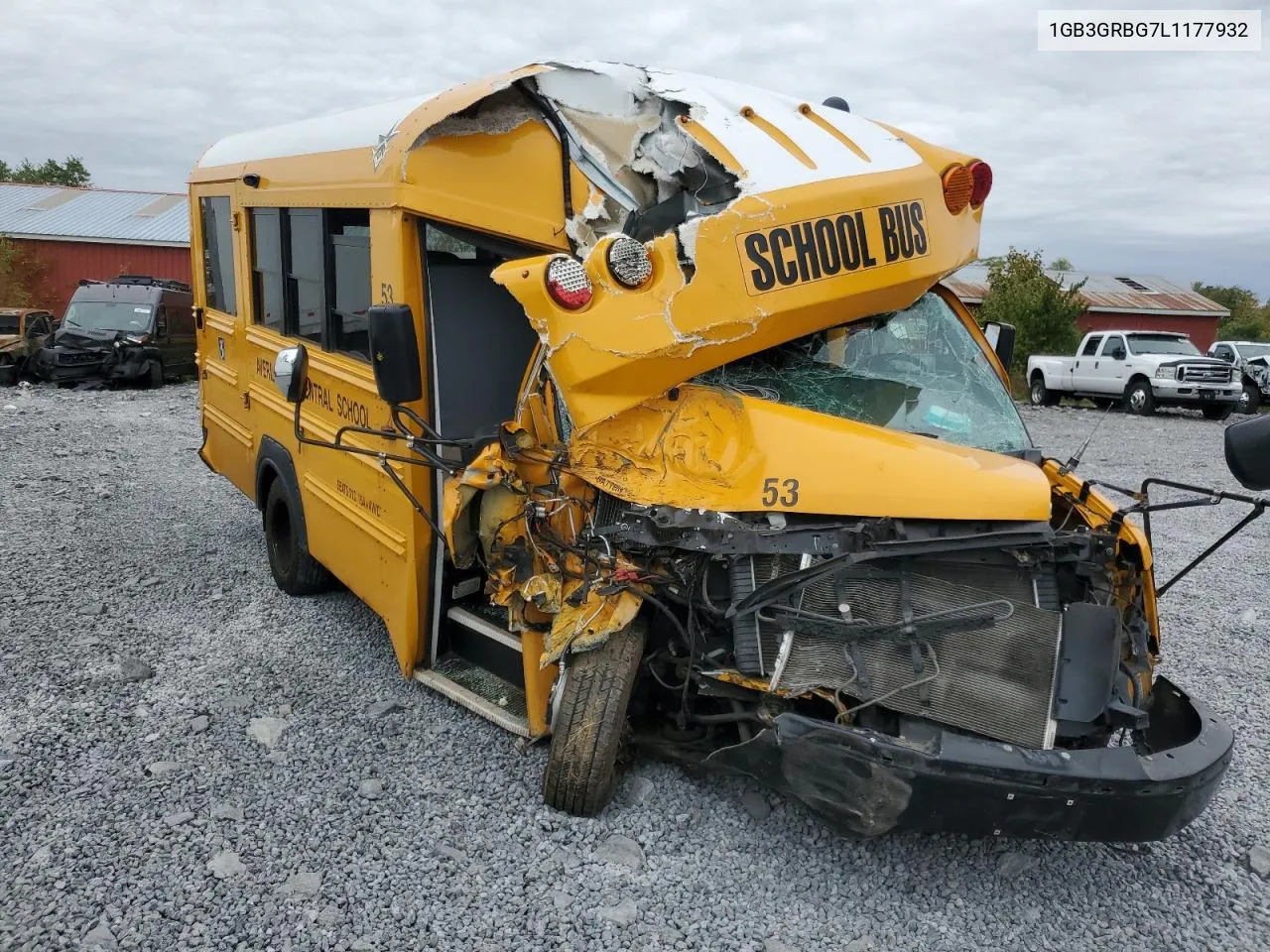 2020 Chevrolet Express G3500 VIN: 1GB3GRBG7L1177932 Lot: 71389464