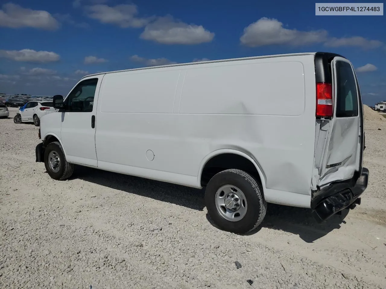 2020 Chevrolet Express G2500 VIN: 1GCWGBFP4L1274483 Lot: 72339874