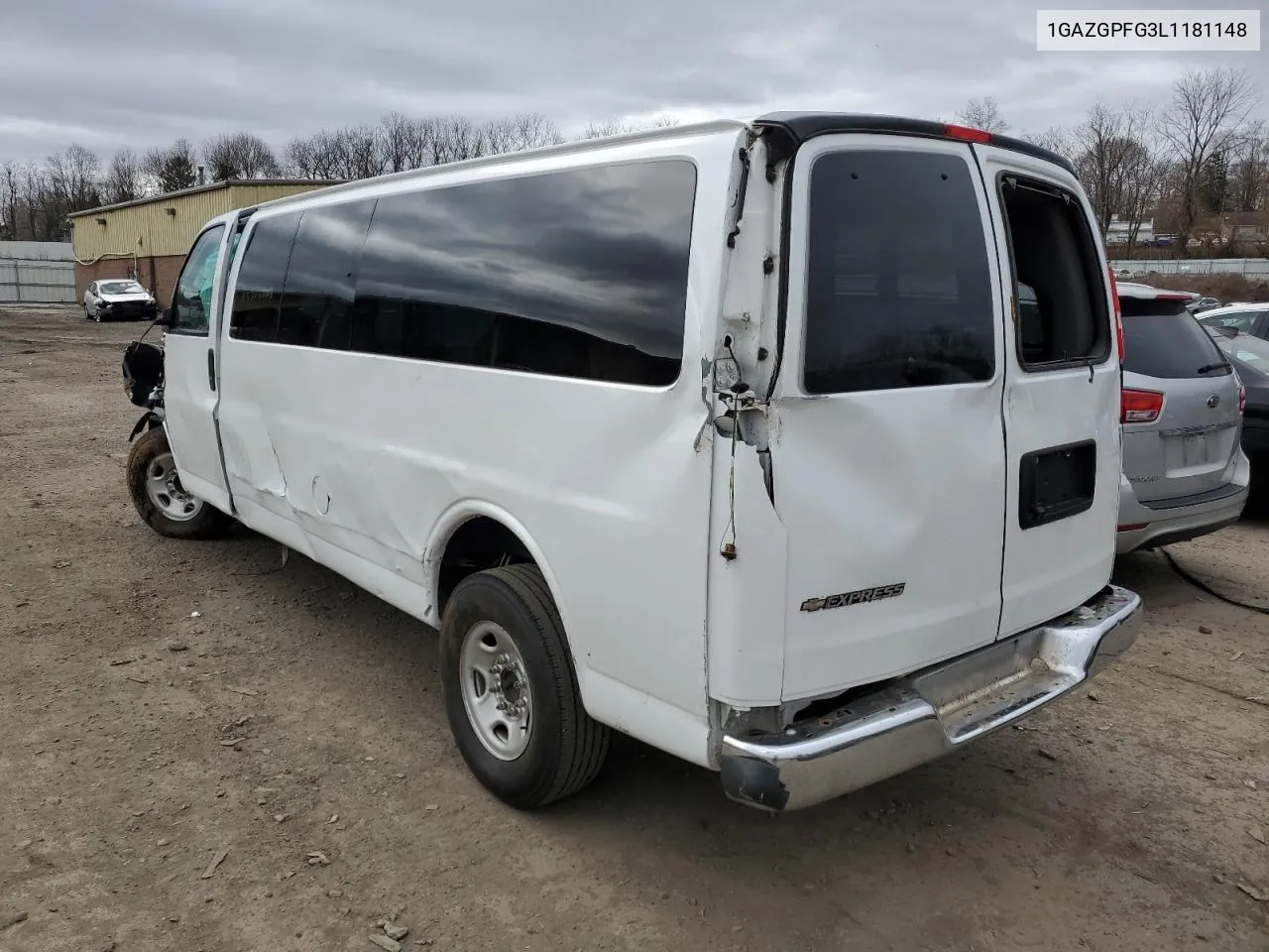 1GAZGPFG3L1181148 2020 Chevrolet Express G3500 Lt