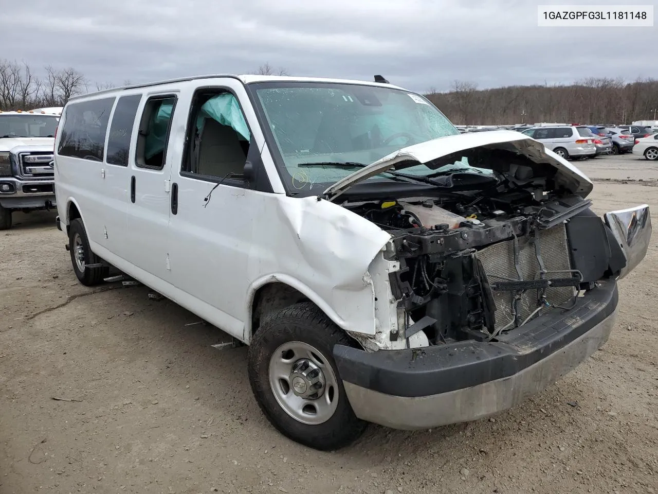 1GAZGPFG3L1181148 2020 Chevrolet Express G3500 Lt