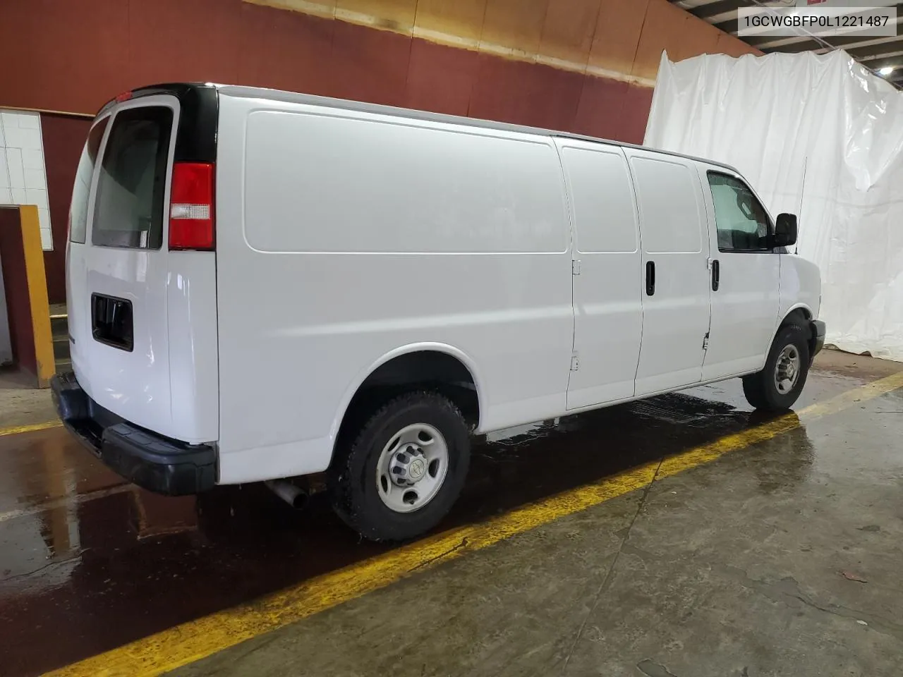 2020 Chevrolet Express G2500 VIN: 1GCWGBFP0L1221487 Lot: 72811504