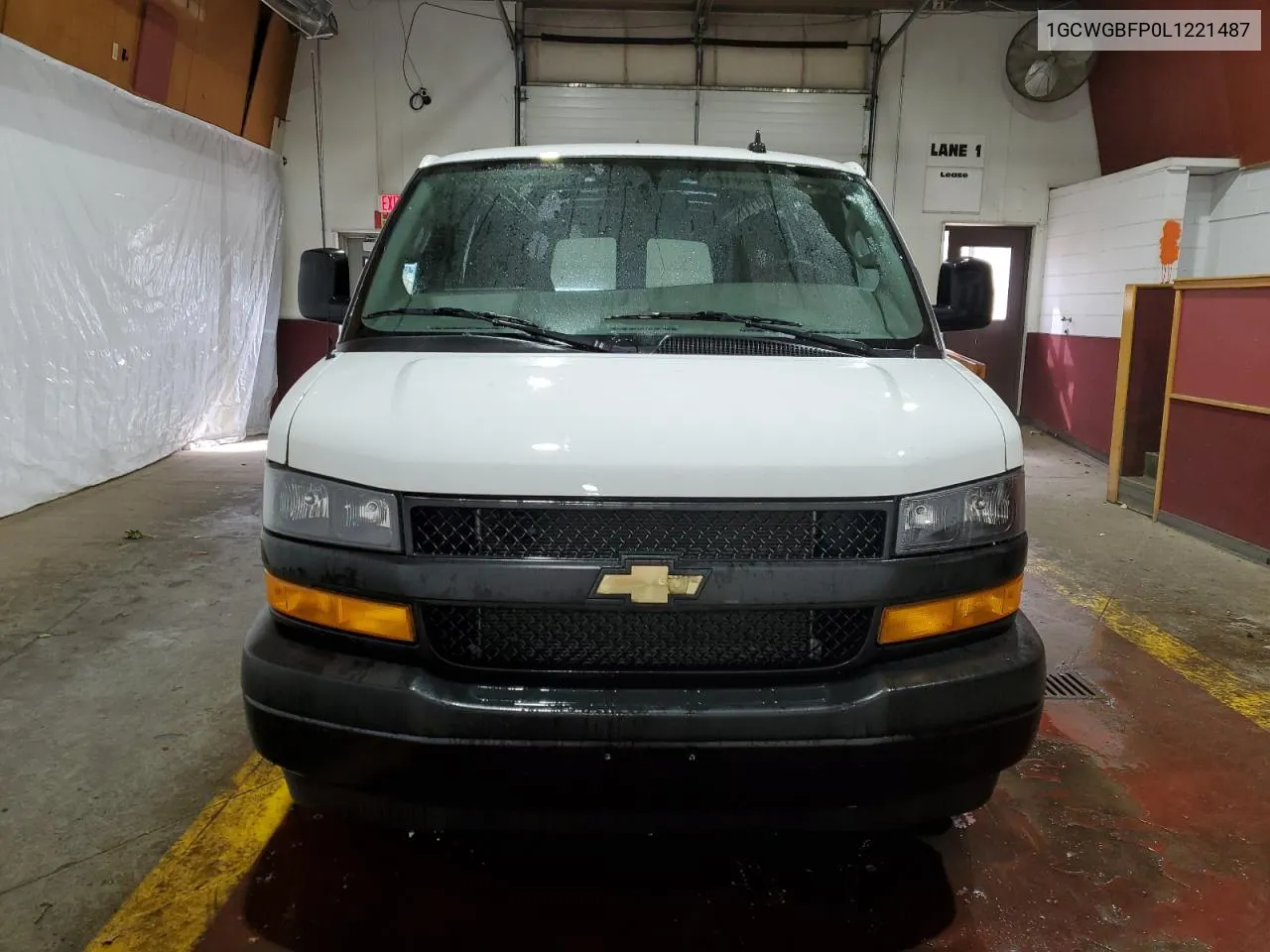 2020 Chevrolet Express G2500 VIN: 1GCWGBFP0L1221487 Lot: 72811504