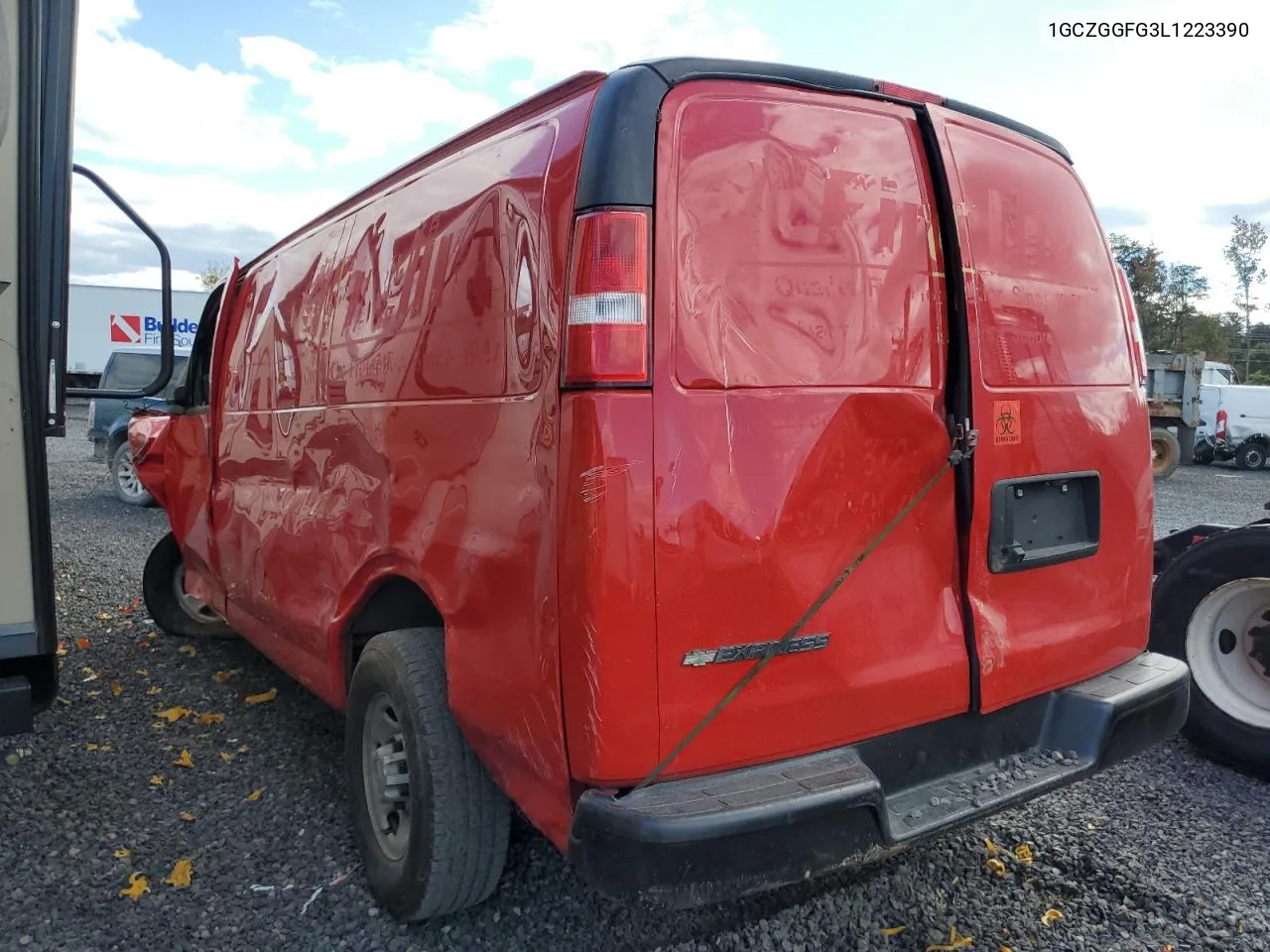 2020 Chevrolet Express G3500 VIN: 1GCZGGFG3L1223390 Lot: 74004084