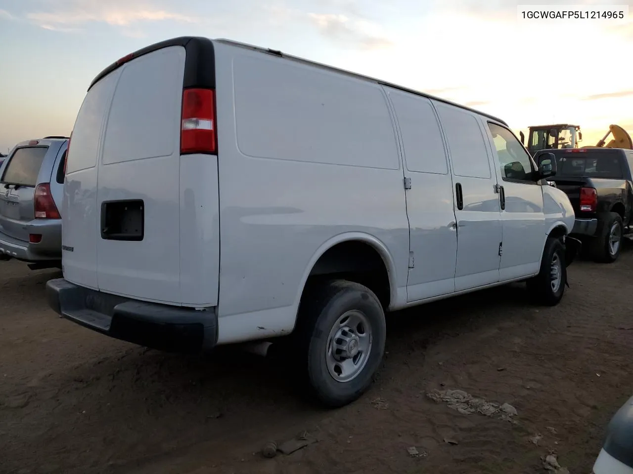 2020 Chevrolet Express G2500 VIN: 1GCWGAFP5L1214965 Lot: 74138704