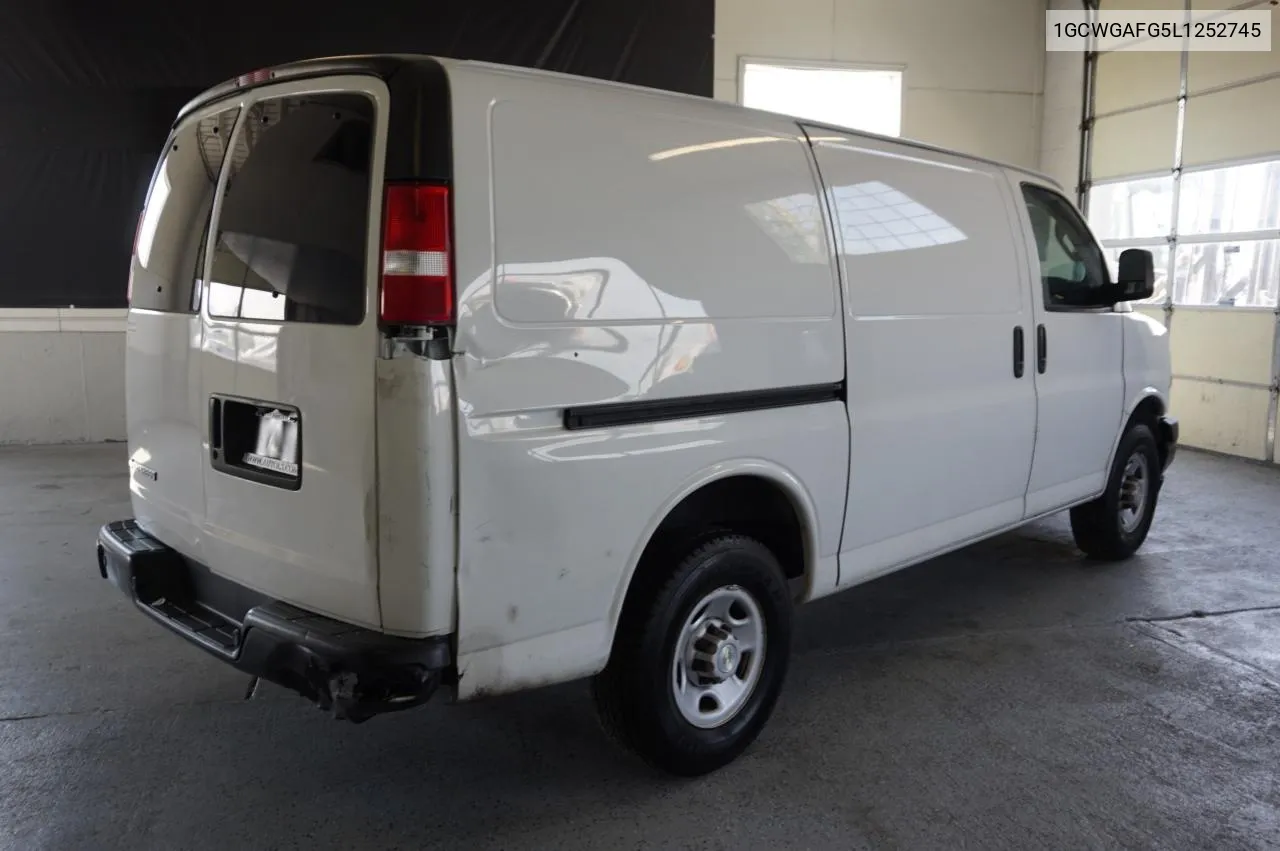 1GCWGAFG5L1252745 2020 Chevrolet Express G2500