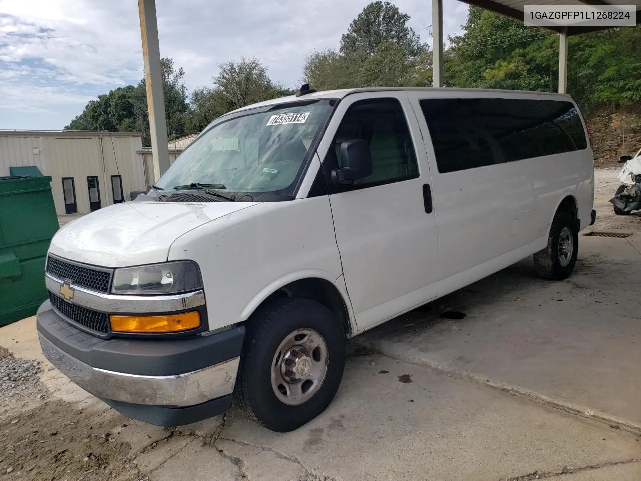 2020 Chevrolet Express G3500 Lt VIN: 1GAZGPFP1L1268224 Lot: 74355114