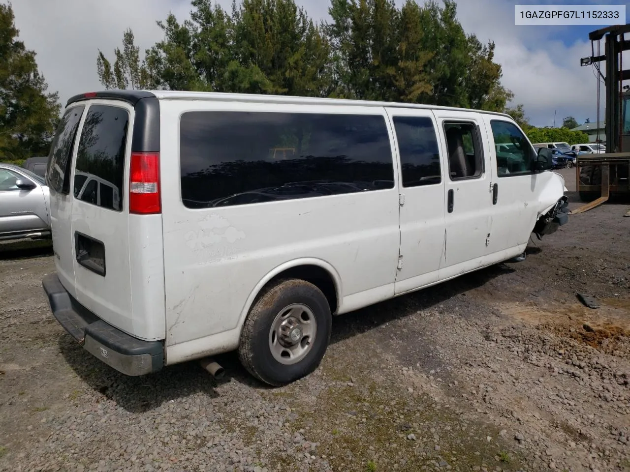 2020 Chevrolet Express G3500 Lt VIN: 1GAZGPFG7L1152333 Lot: 74822484