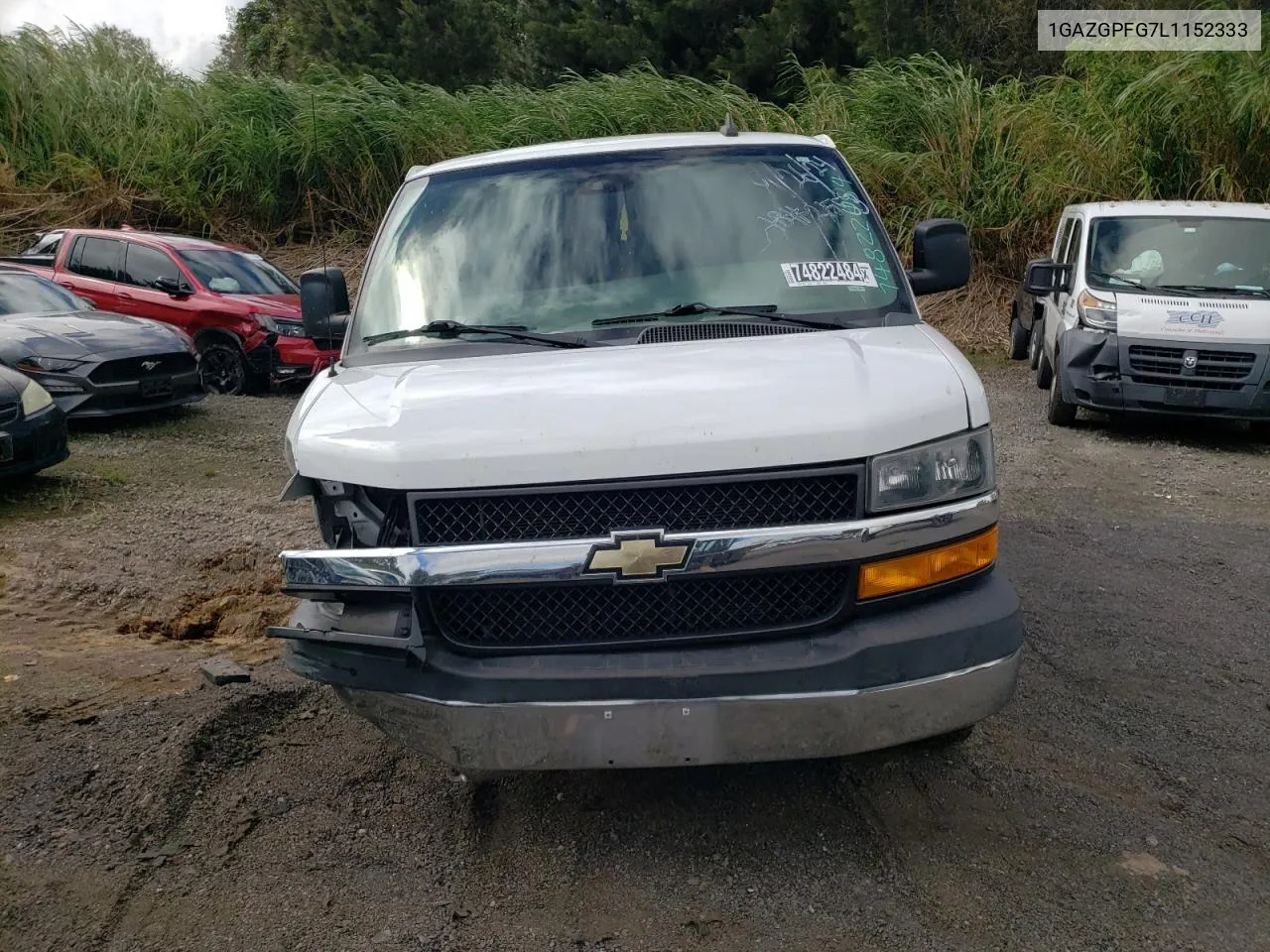 2020 Chevrolet Express G3500 Lt VIN: 1GAZGPFG7L1152333 Lot: 74822484