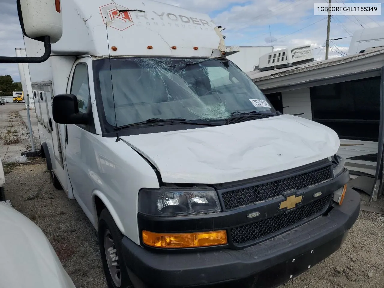 2020 Chevrolet Express G3500 VIN: 1GB0GRFG4L1155349 Lot: 75912574