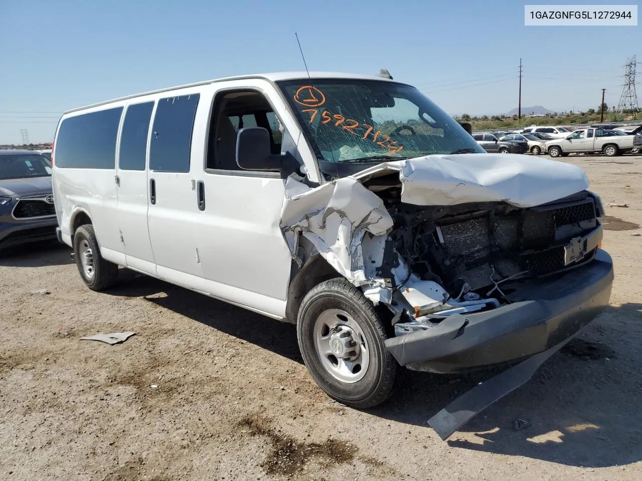 2020 Chevrolet Express G3500 Ls VIN: 1GAZGNFG5L1272944 Lot: 75927124