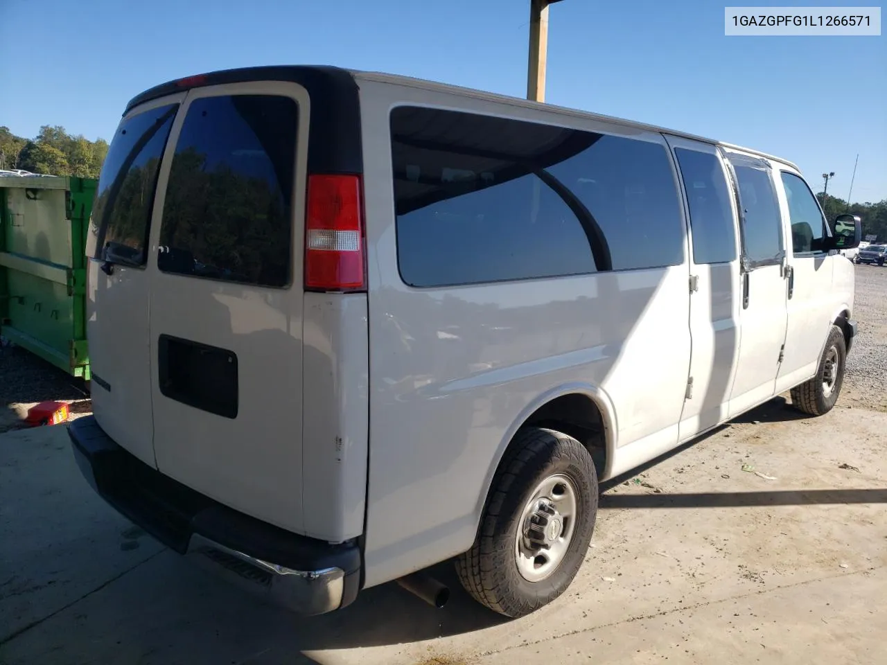 2020 Chevrolet Express G3500 Lt VIN: 1GAZGPFG1L1266571 Lot: 76290774