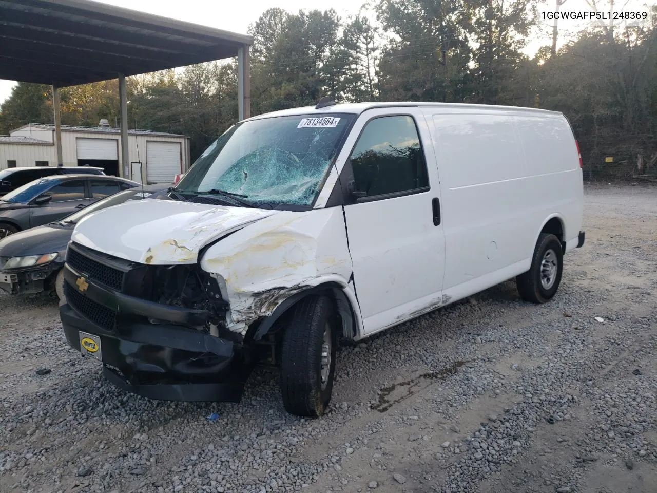 2020 Chevrolet Express G2500 VIN: 1GCWGAFP5L1248369 Lot: 78134564