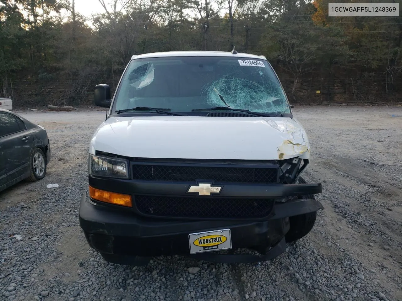 2020 Chevrolet Express G2500 VIN: 1GCWGAFP5L1248369 Lot: 78134564