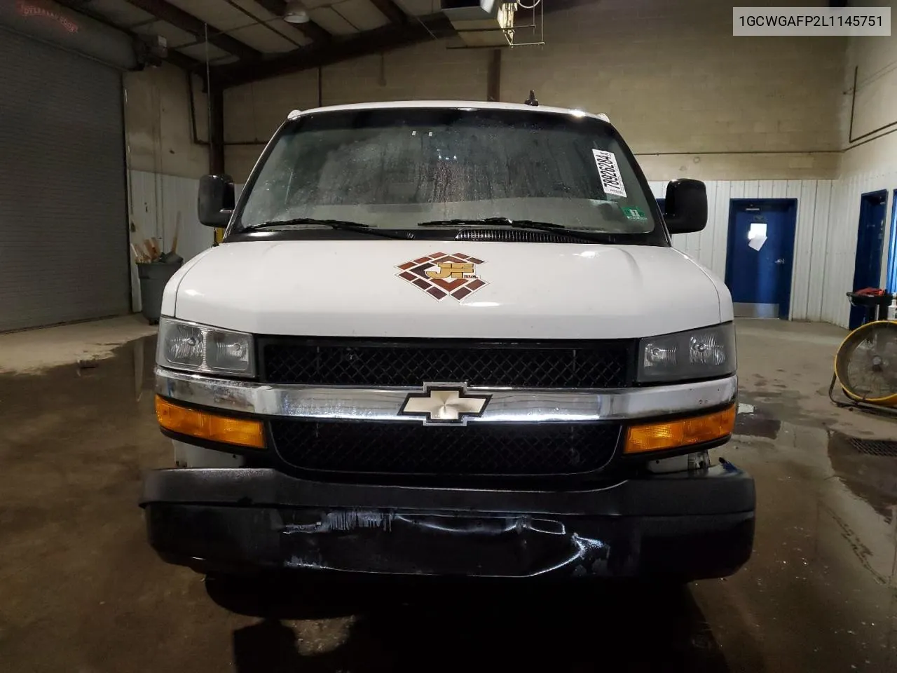 2020 Chevrolet Express G2500 VIN: 1GCWGAFP2L1145751 Lot: 78926284