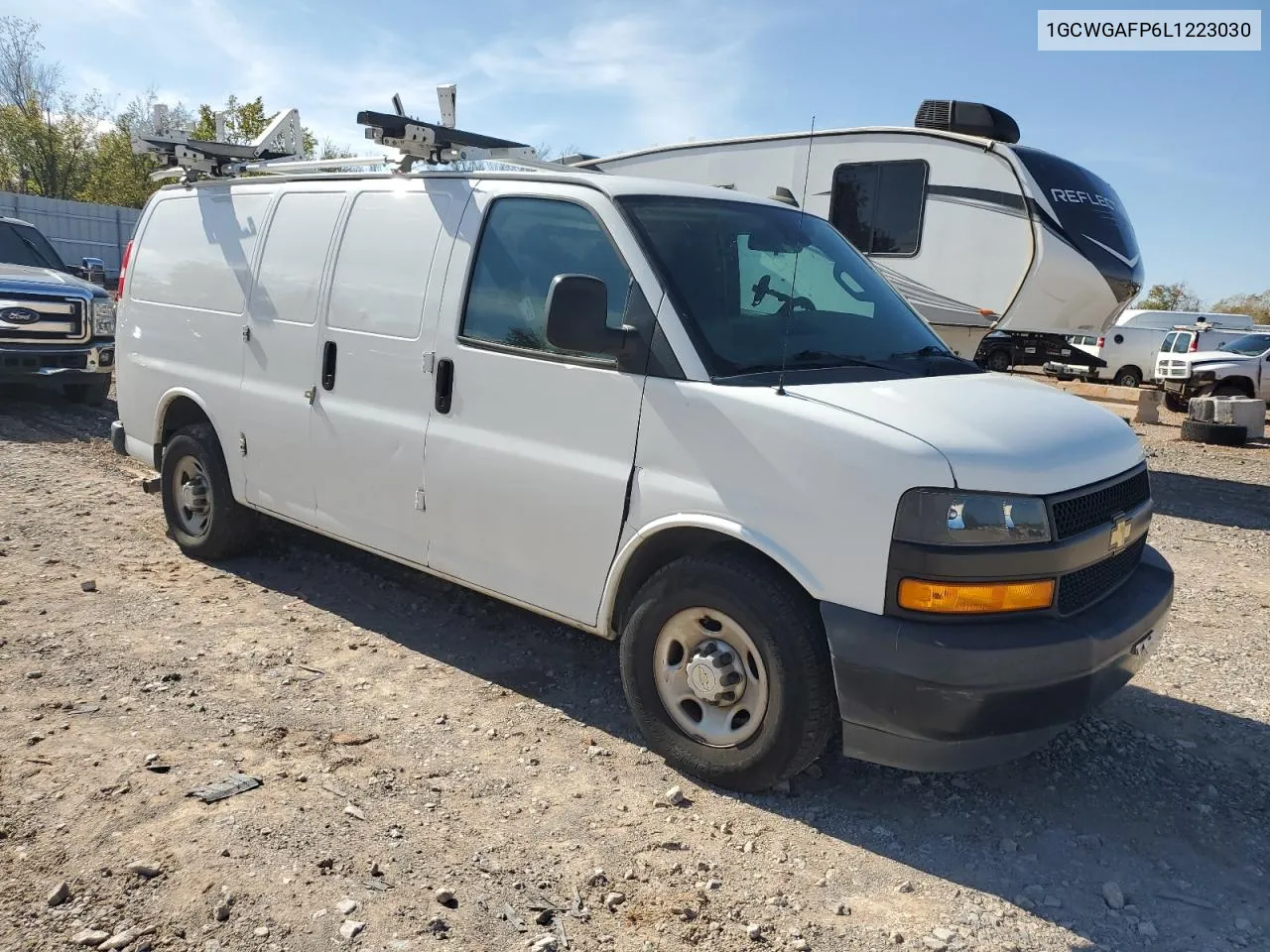 2020 Chevrolet Express G2500 VIN: 1GCWGAFP6L1223030 Lot: 78948554