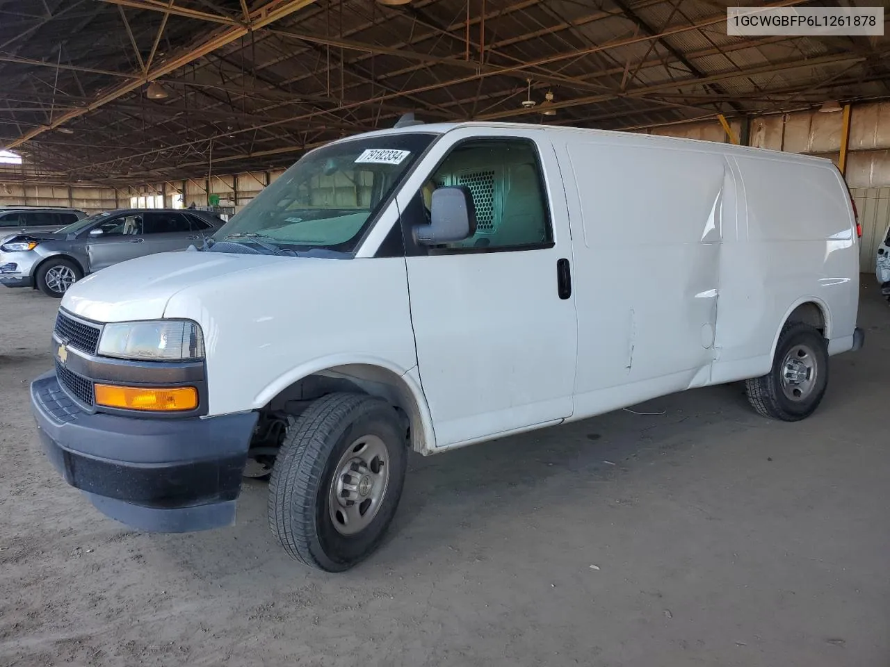 2020 Chevrolet Express G2500 VIN: 1GCWGBFP6L1261878 Lot: 79182334