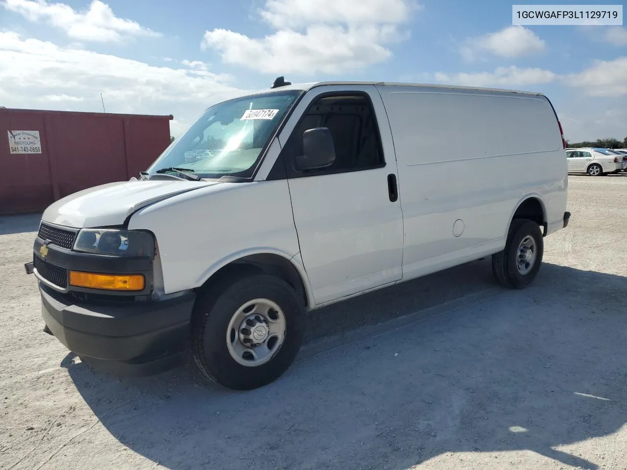 2020 Chevrolet Express G2500 VIN: 1GCWGAFP3L1129719 Lot: 80947174