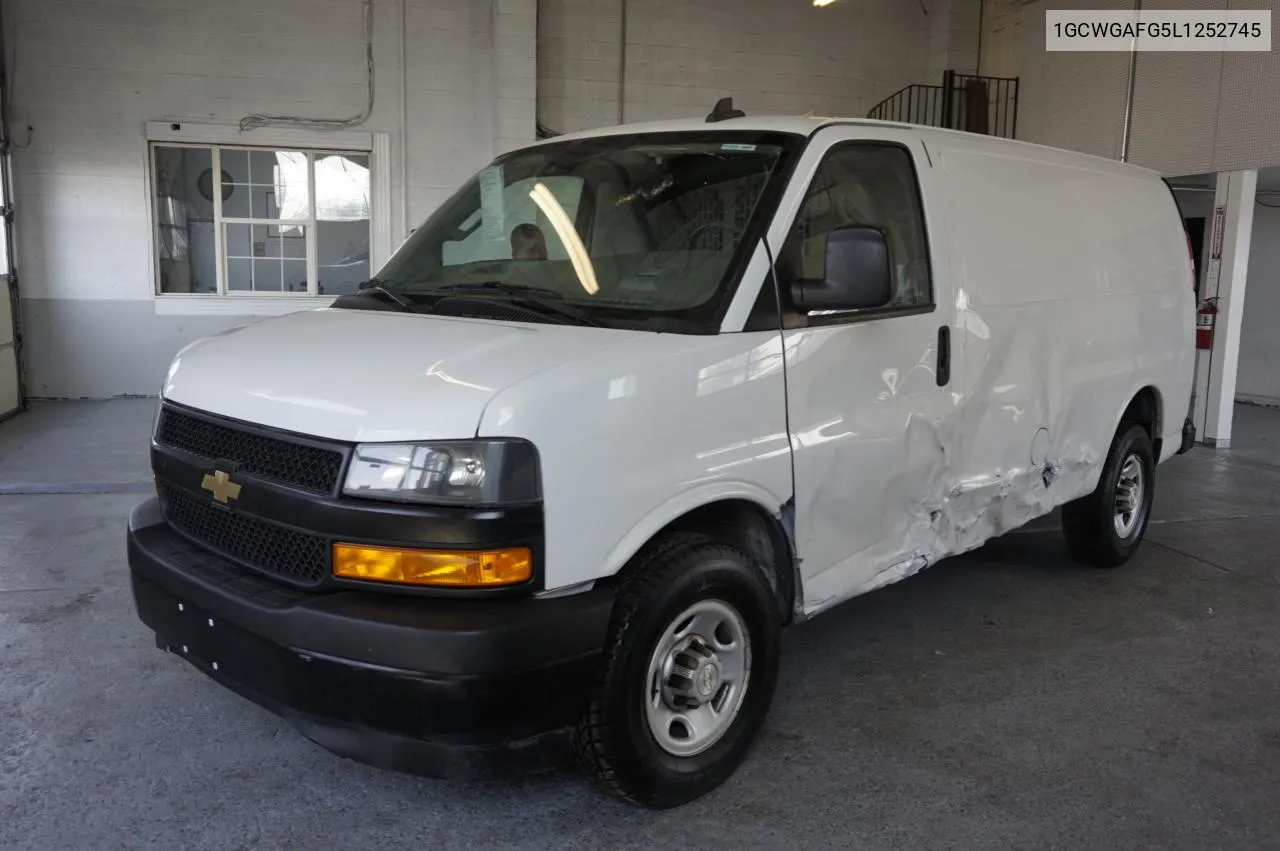 2020 Chevrolet Express G2500 VIN: 1GCWGAFG5L1252745 Lot: 81178244