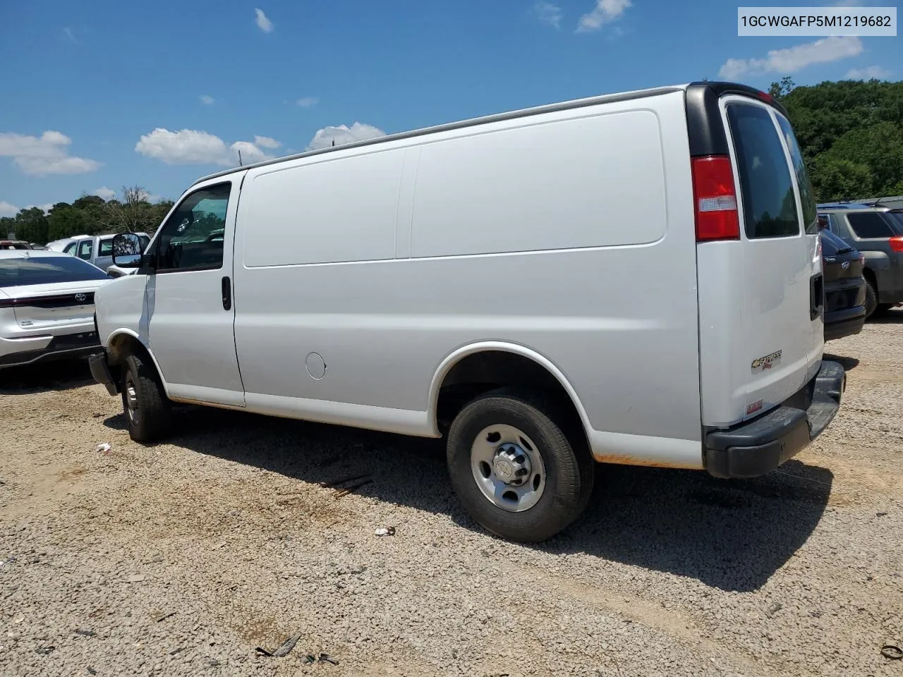 2021 Chevrolet Express G2500 VIN: 1GCWGAFP5M1219682 Lot: 57830154