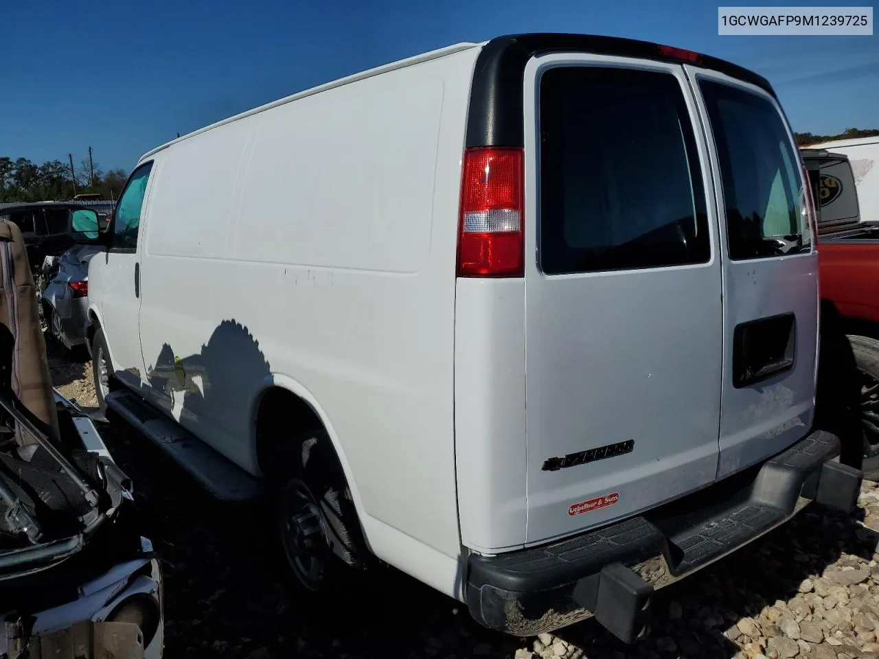 2021 Chevrolet Express G2500 VIN: 1GCWGAFP9M1239725 Lot: 59406064