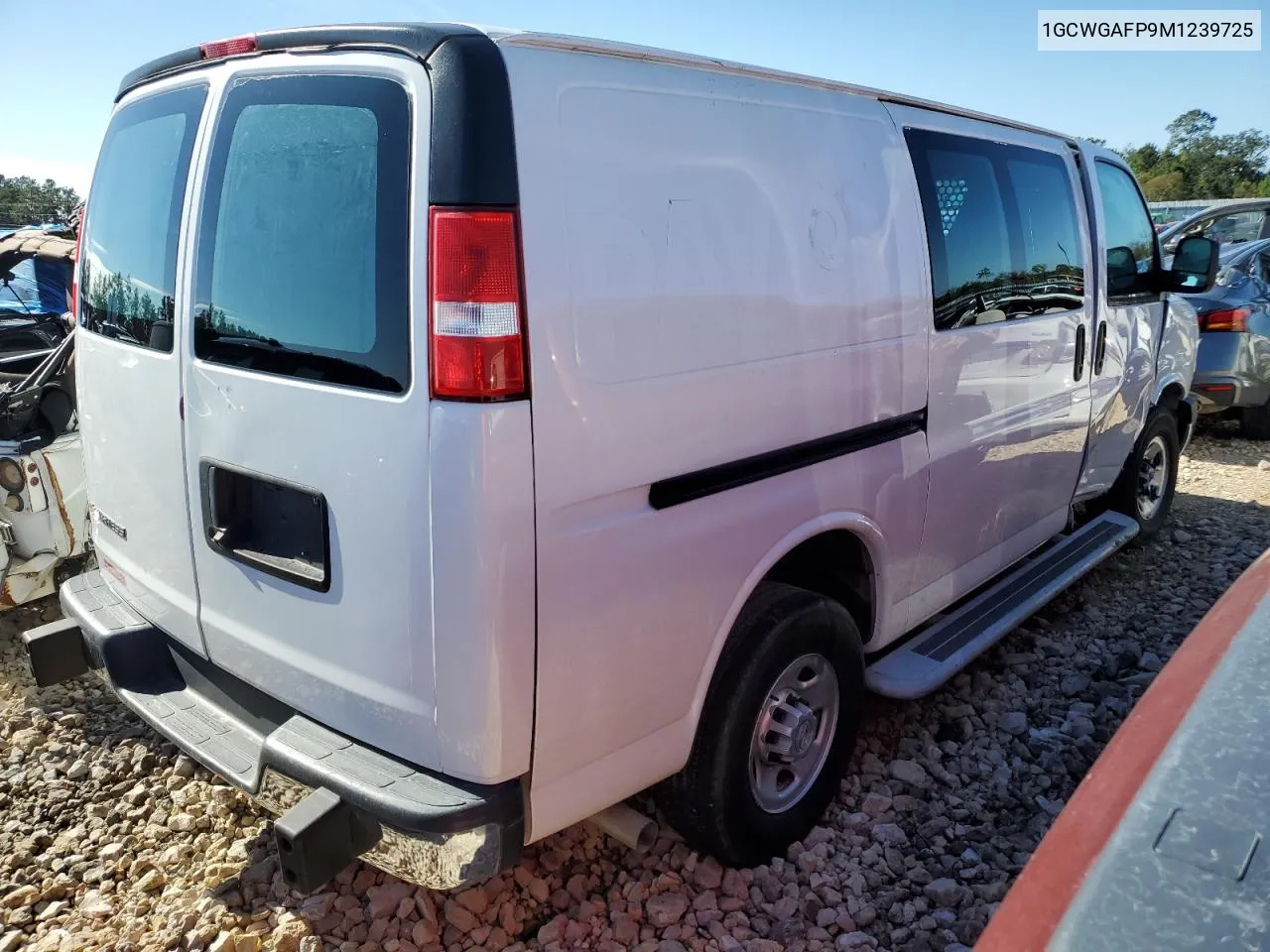 2021 Chevrolet Express G2500 VIN: 1GCWGAFP9M1239725 Lot: 59406064