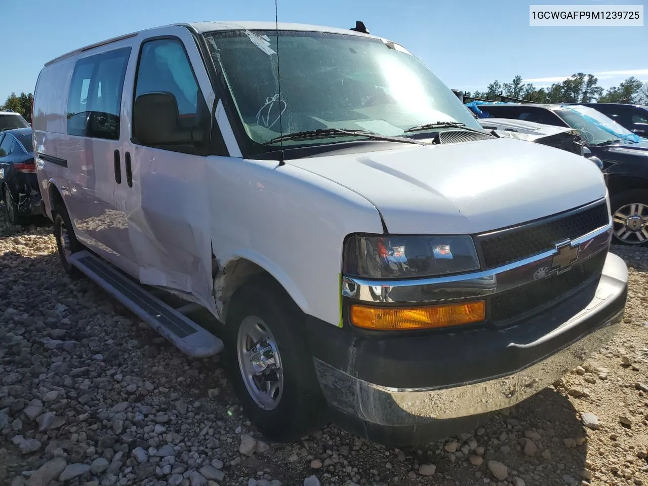 2021 Chevrolet Express G2500 VIN: 1GCWGAFP9M1239725 Lot: 59406064