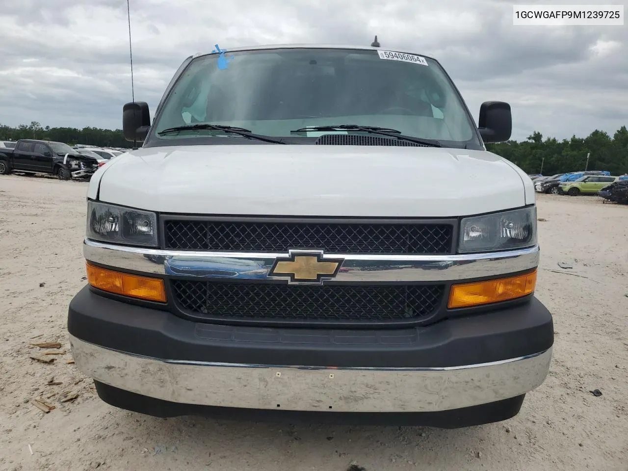 2021 Chevrolet Express G2500 VIN: 1GCWGAFP9M1239725 Lot: 59406064