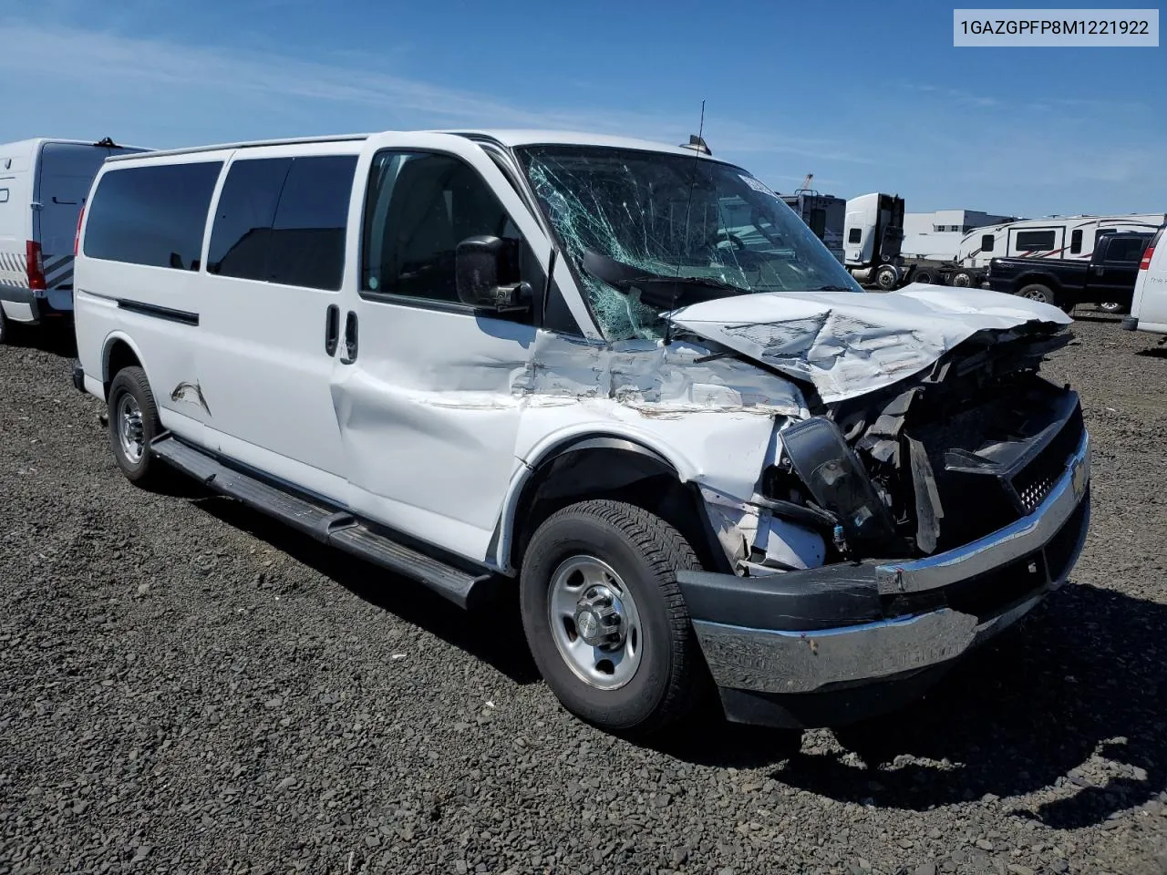 2021 Chevrolet Express G3500 Lt VIN: 1GAZGPFP8M1221922 Lot: 59942894