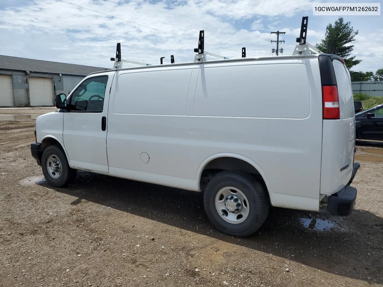 2021 Chevrolet Express G2500 VIN: 1GCWGAFP7M1262632 Lot: 60616804