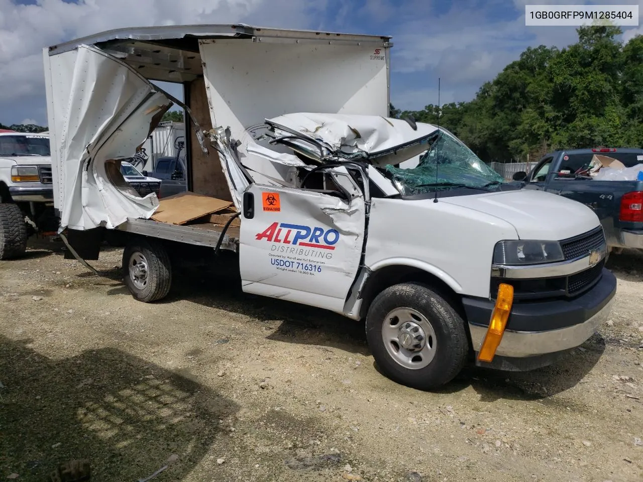 2021 Chevrolet Express G3500 VIN: 1GB0GRFP9M1285404 Lot: 64658214