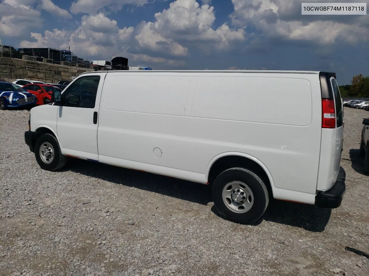 1GCWGBF74M1187118 2021 Chevrolet Express G2500