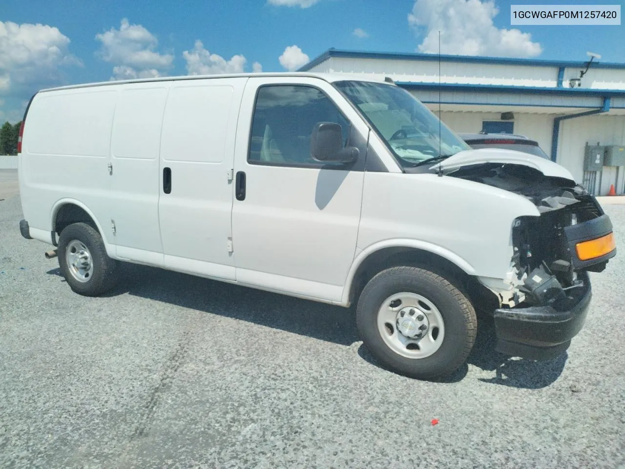 2021 Chevrolet Express G2500 VIN: 1GCWGAFP0M1257420 Lot: 69387334