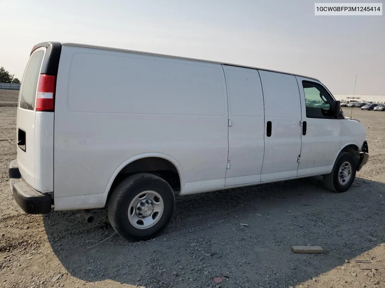 2021 Chevrolet Express G2500 VIN: 1GCWGBFP3M1245414 Lot: 70534034