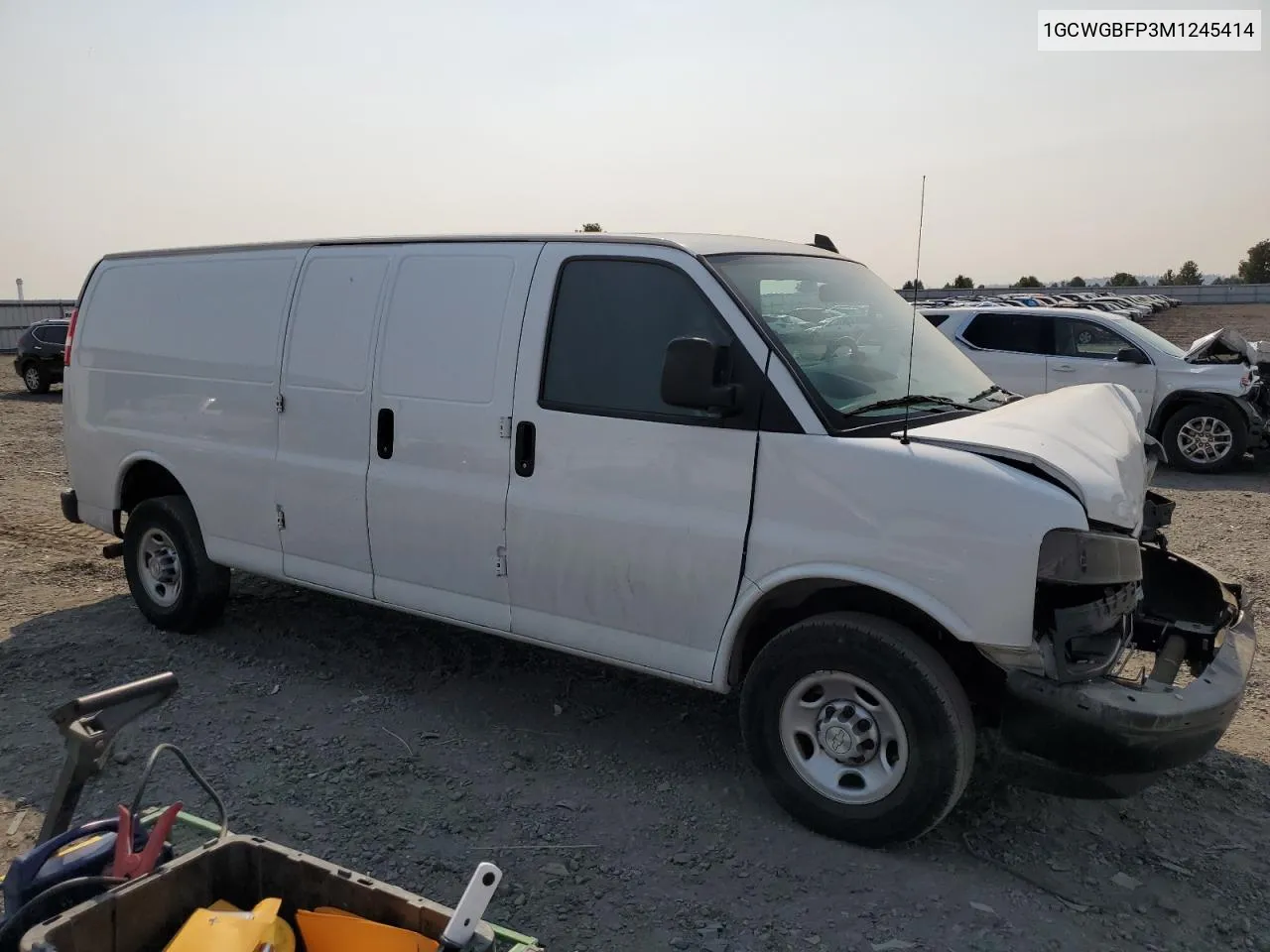 2021 Chevrolet Express G2500 VIN: 1GCWGBFP3M1245414 Lot: 70534034