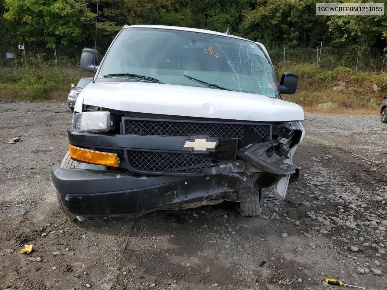 2021 Chevrolet Express G2500 VIN: 1GCWGBFP8M1251855 Lot: 71534054