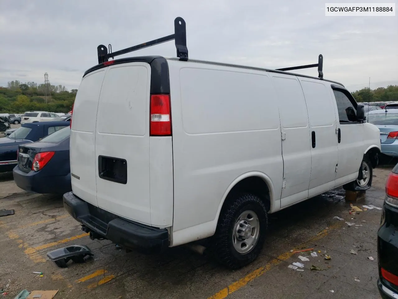 1GCWGAFP3M1188884 2021 Chevrolet Express G2500