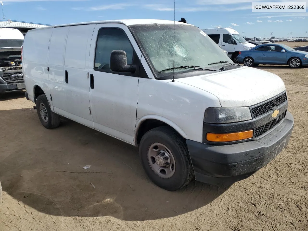 2021 Chevrolet Express G2500 VIN: 1GCWGAFPXM1222366 Lot: 72544574