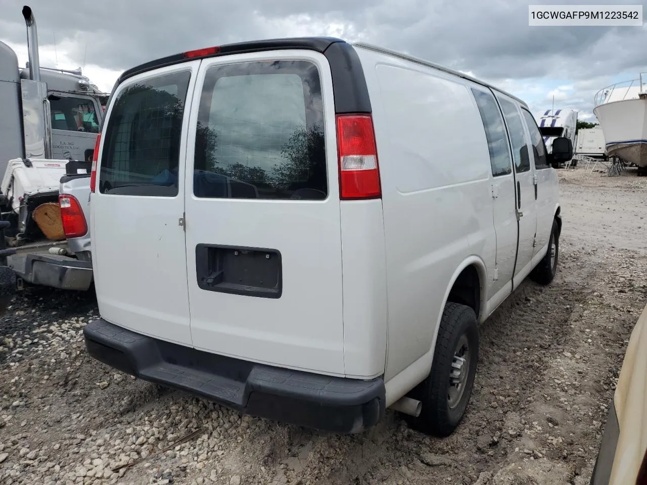 2021 Chevrolet Express G2500 VIN: 1GCWGAFP9M1223542 Lot: 73552144