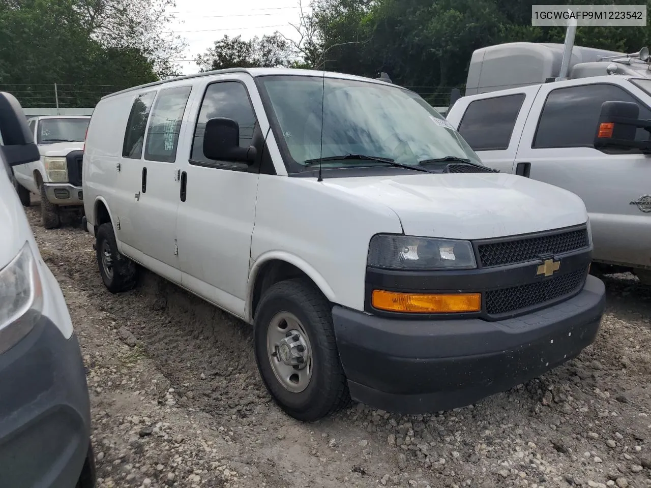 2021 Chevrolet Express G2500 VIN: 1GCWGAFP9M1223542 Lot: 73552144