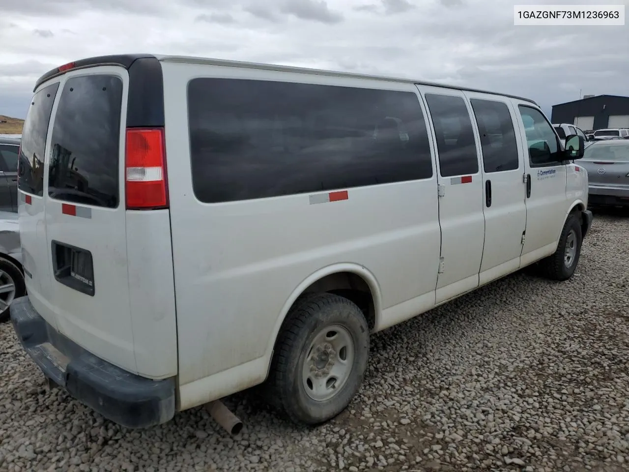 2021 Chevrolet Express G3500 Ls VIN: 1GAZGNF73M1236963 Lot: 75325424