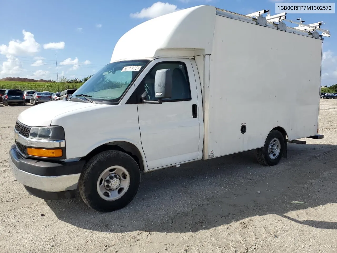 2021 Chevrolet Express G3500 VIN: 1GB0GRFP7M1302572 Lot: 75648304