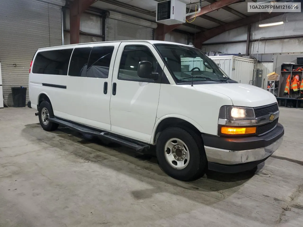 2021 Chevrolet Express G3500 Lt VIN: 1GAZGPFP8M1216896 Lot: 76134174