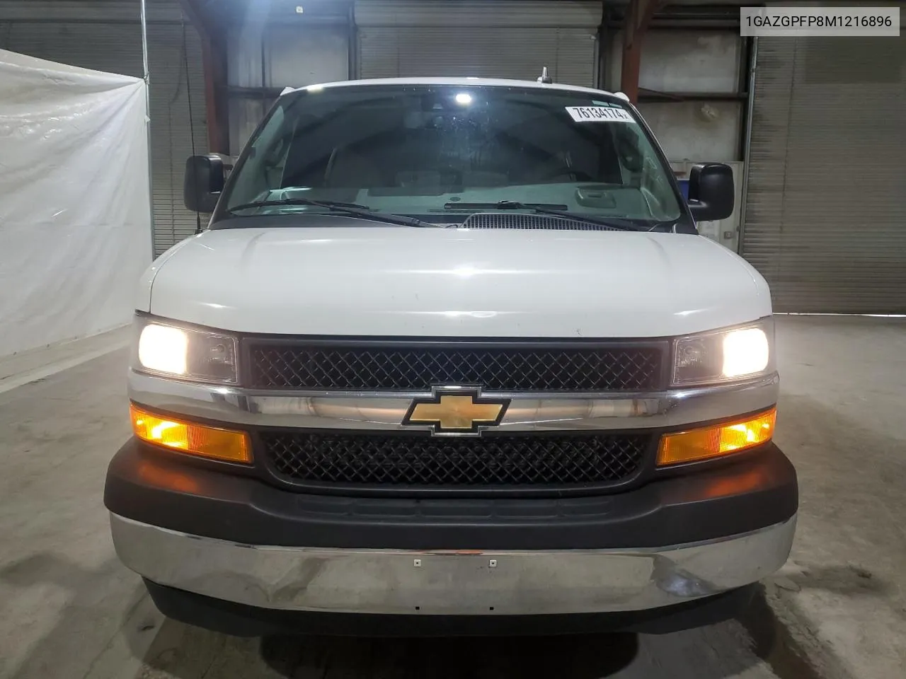 2021 Chevrolet Express G3500 Lt VIN: 1GAZGPFP8M1216896 Lot: 76134174