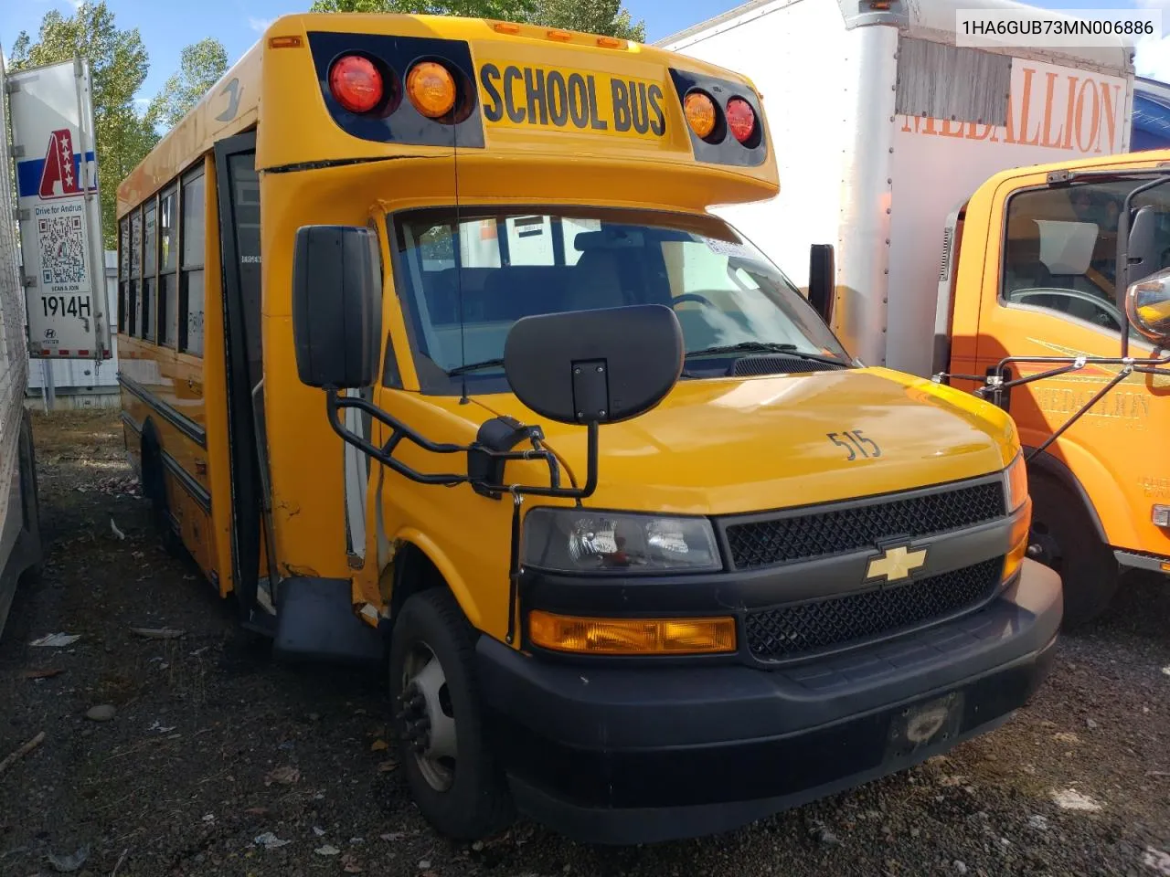 2021 Chevrolet Express G4500 VIN: 1HA6GUB73MN006886 Lot: 76423664