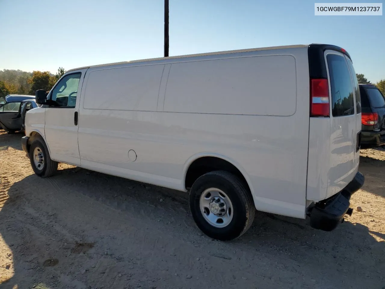 2021 Chevrolet Express G2500 VIN: 1GCWGBF79M1237737 Lot: 77200804